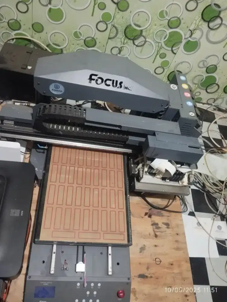 Jual Cepat Mesin UV Flatbed A3 Focus Combo Jet