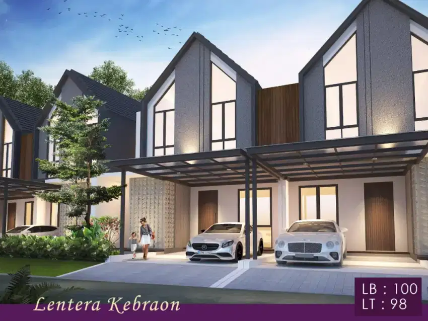 Rumah baru dijual SHM Surabaya kebraon