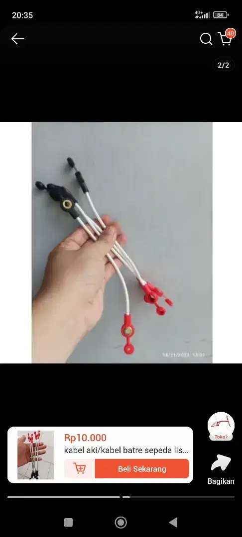 Kabel aki kabel batre sepeda listrik