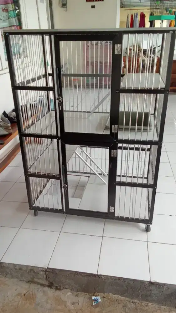 Kandang kucing aluminium