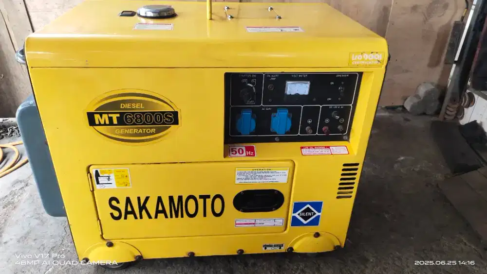 Genset Sailent 5kw siap pakai,minat tlp/Wa