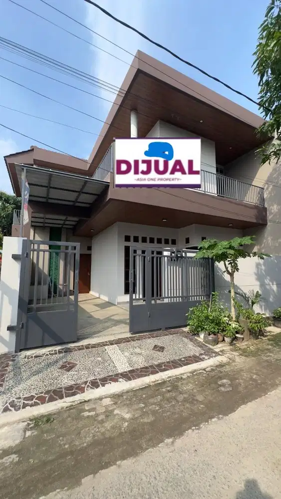 Dijual Rumah hook 2 lantai siap huni disain kekinian di Tambun