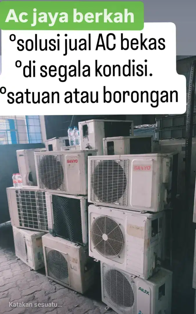Tampung AC bekas