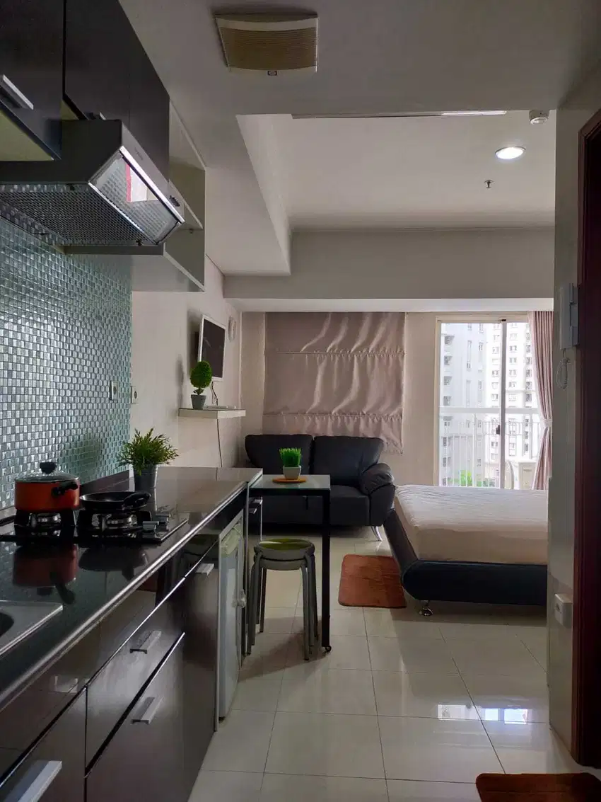 Disewakan Studio Bagus Lantai Rendah Apt. Royal Mediterania Garden