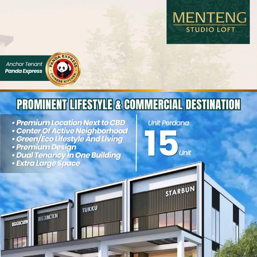 Menteng Studio Loft Ruang Usaha Eklusif di Gading Serpong