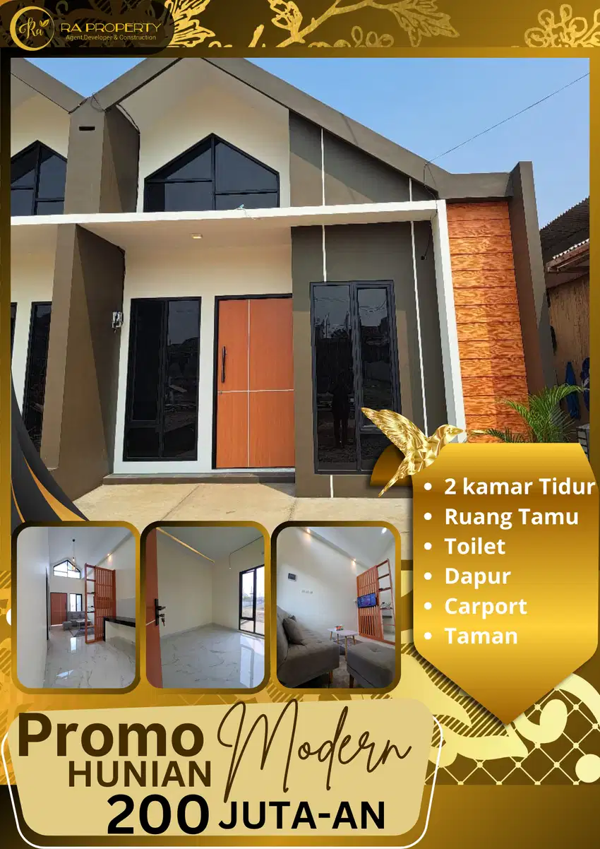 Cluster idaman 2 kamar harga terjangkau mulai dari 200 jutaan