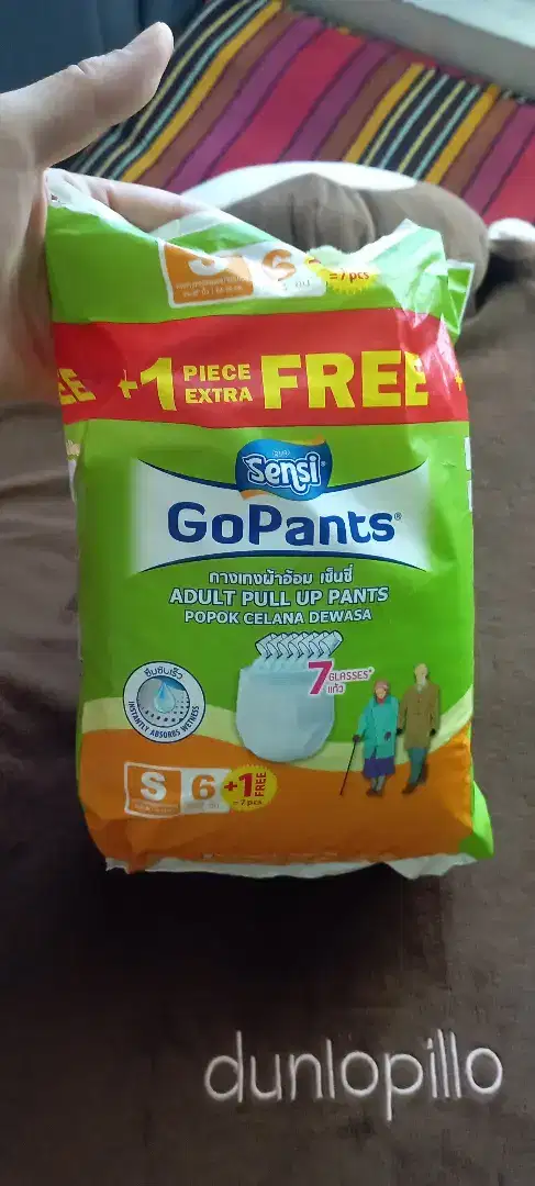 Popok Celana Dewasa merk Sensi Go pants ukuran S