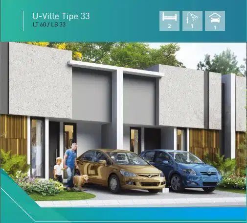 TERMURAH Dibawah Harga Pasar Rumah di U Ville Bintaro Jaya