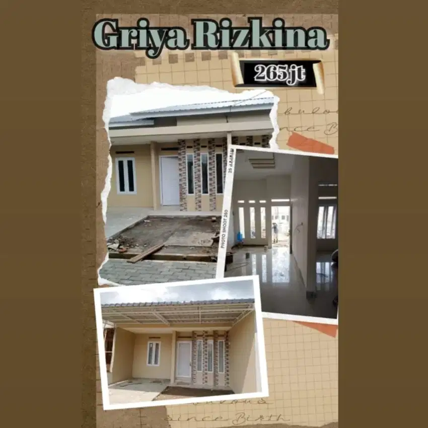Rumah Murah Griya Rizkina Marindal