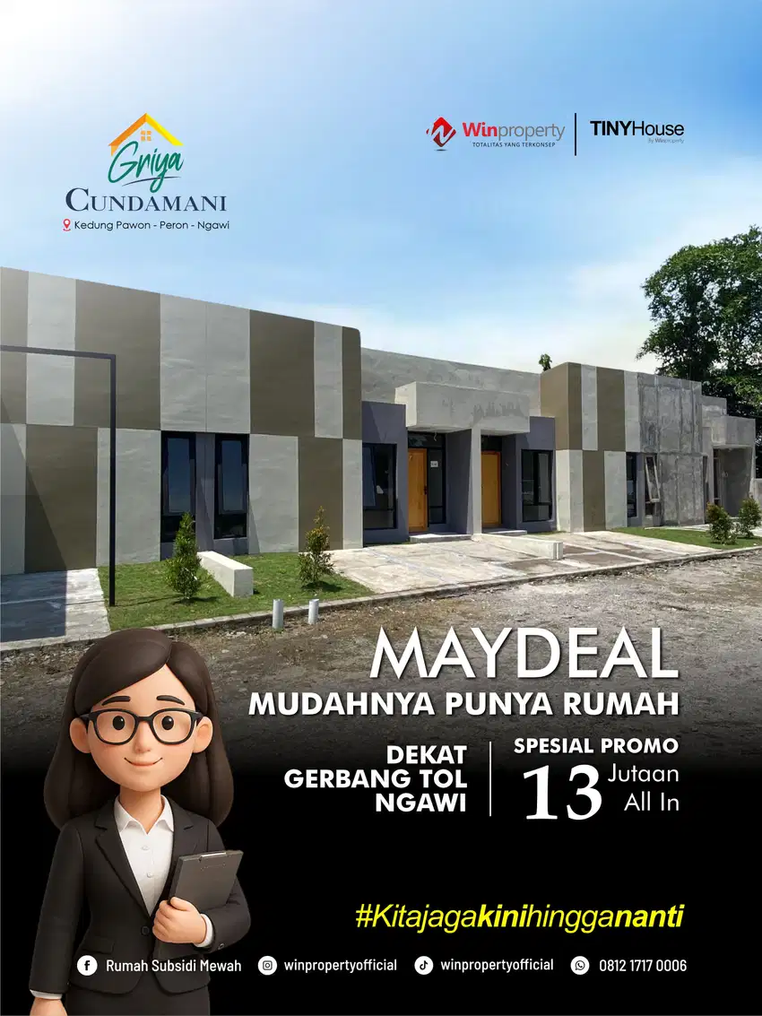 RUMAH SUBSIDI MURAH DEKAT NGAWI KOTA