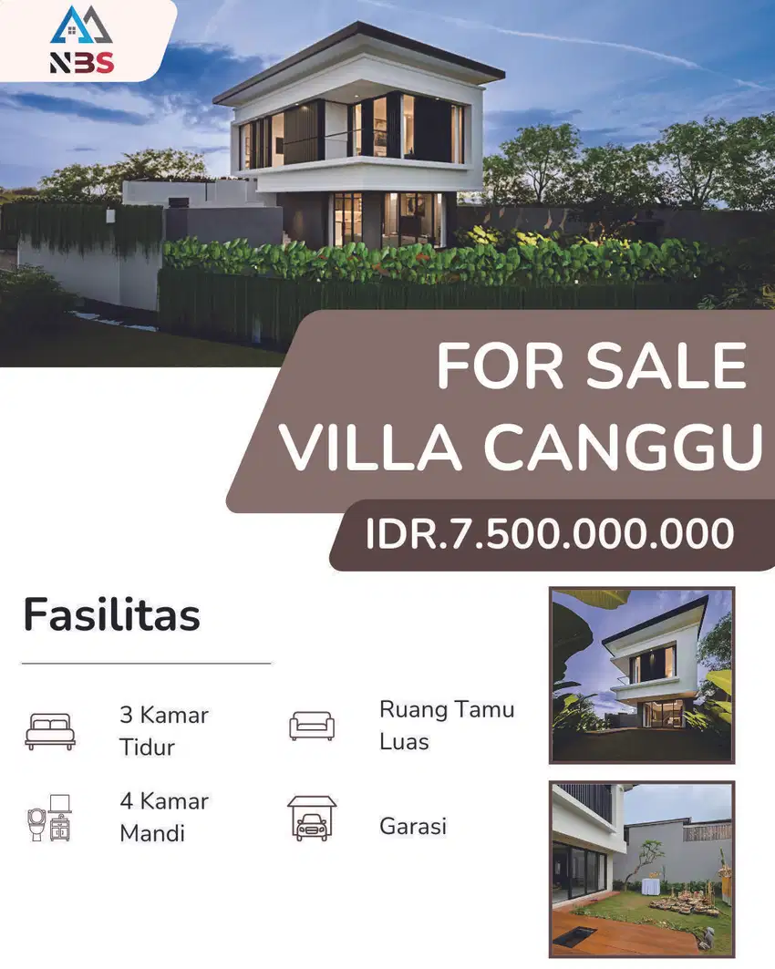 For Sale  Villa brand New Batubolong canggu bali