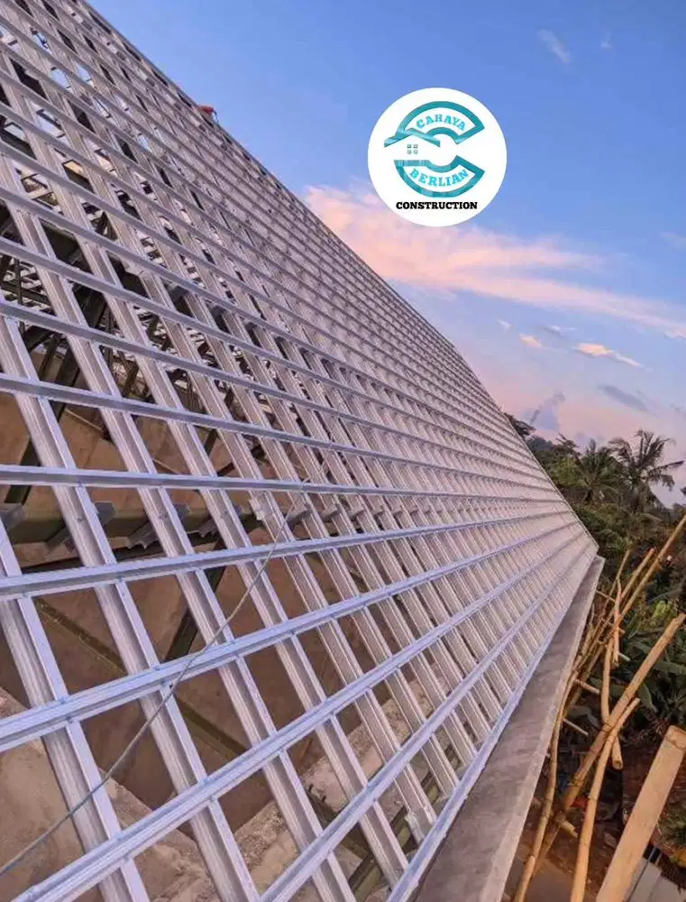 rangka atap baja ringan terpasang murah