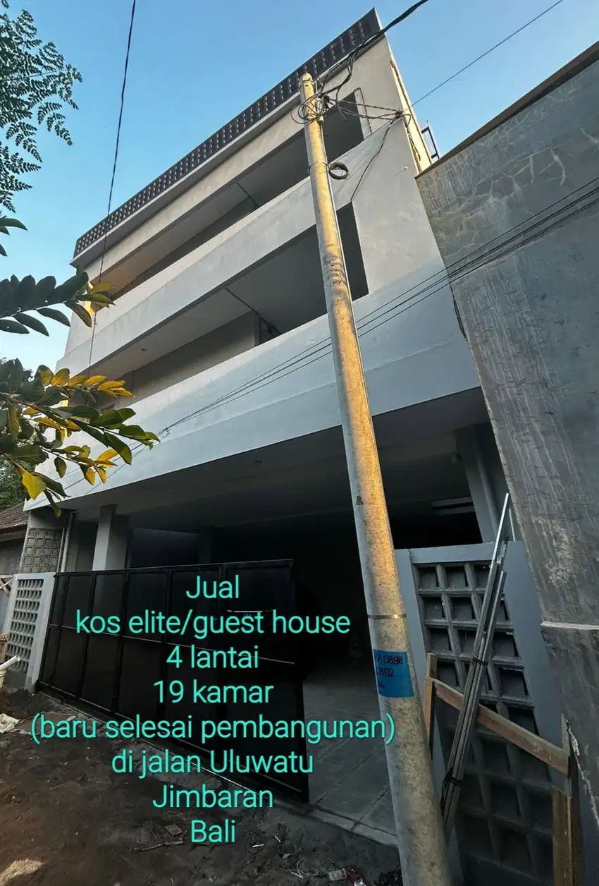 Jual KOS ELIT / GUEST HOUSE 19 kmr di Jimbaran Bali