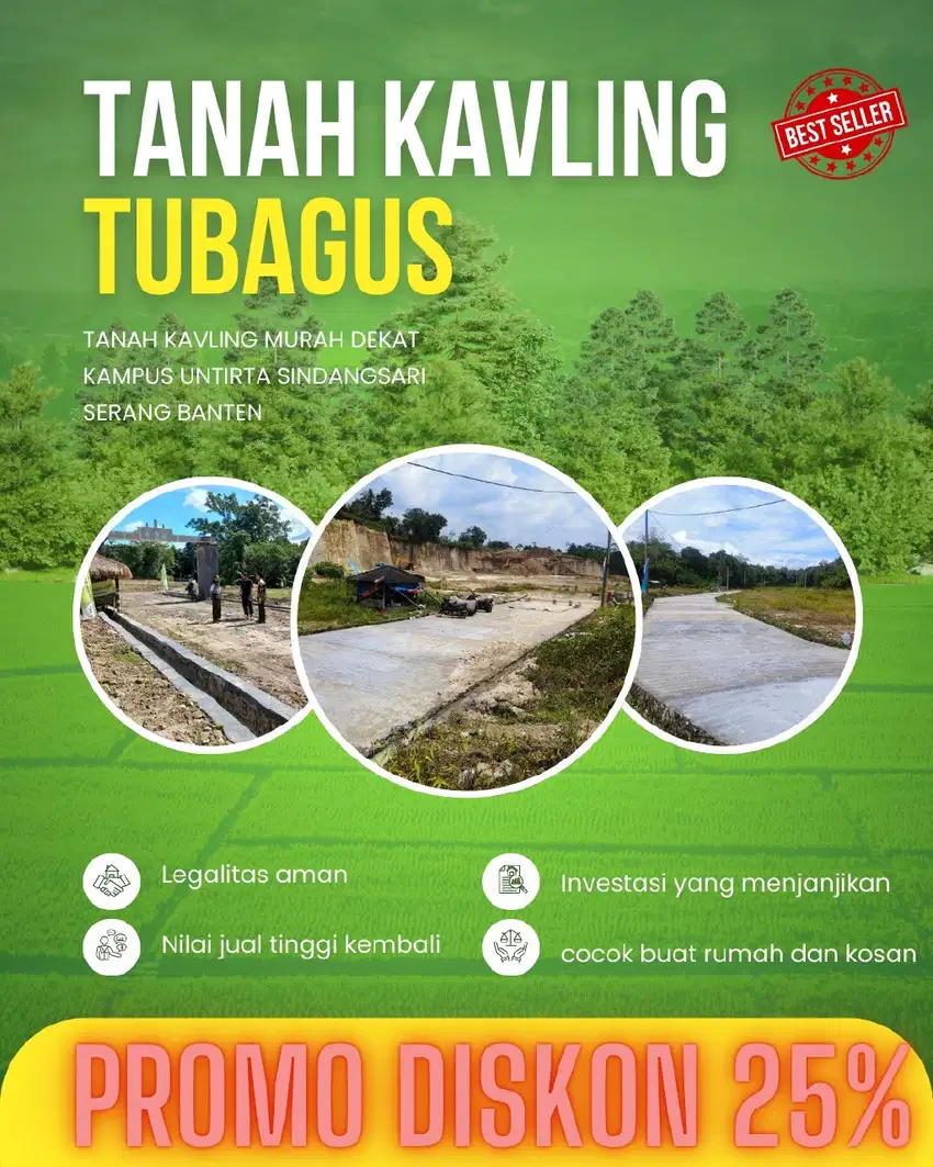 Tanah kavling tubagus Untirta