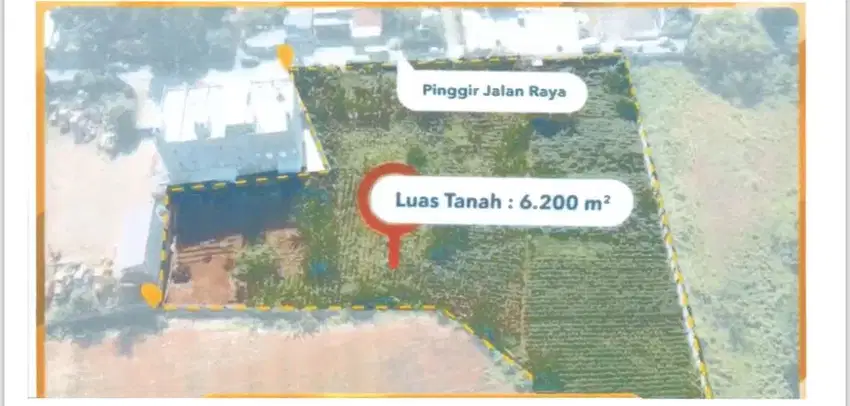 Dijual Cepat Tanah Pinggir Jalan Buaran Victor