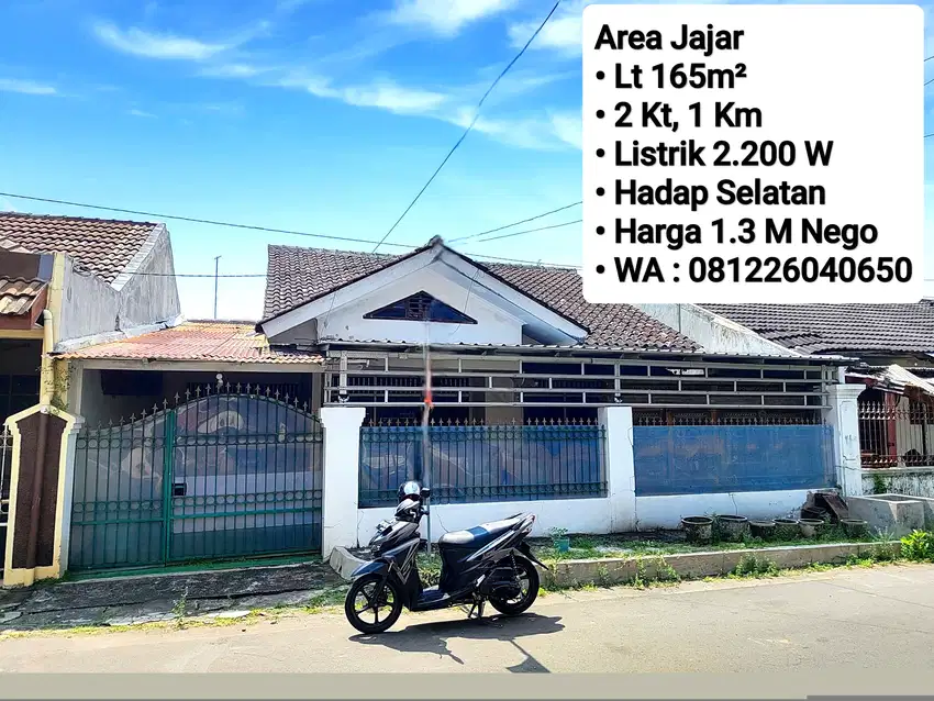 Jual Rumah Perumahan Area Jajar Solo, Dekat Manahan, Sumber, Alila