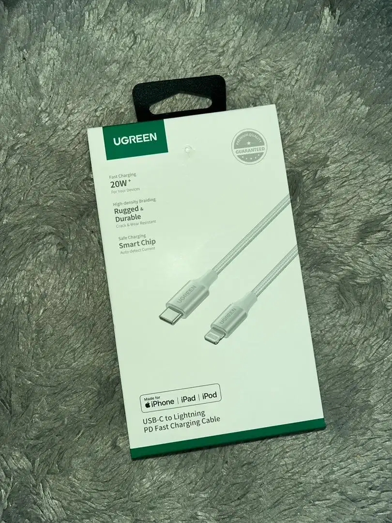 UGREEN Kabel Data Lightning Mfi For Iphone X 11 12 13 14 Fast Charging