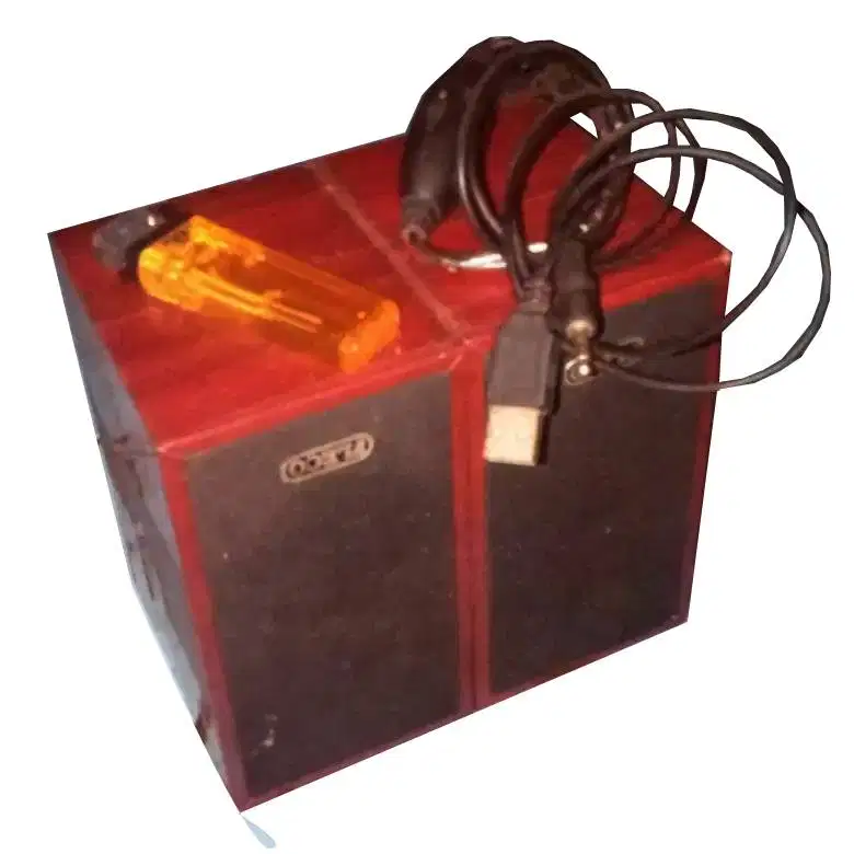 Speaker Mini Body Kayu untuk Laptop