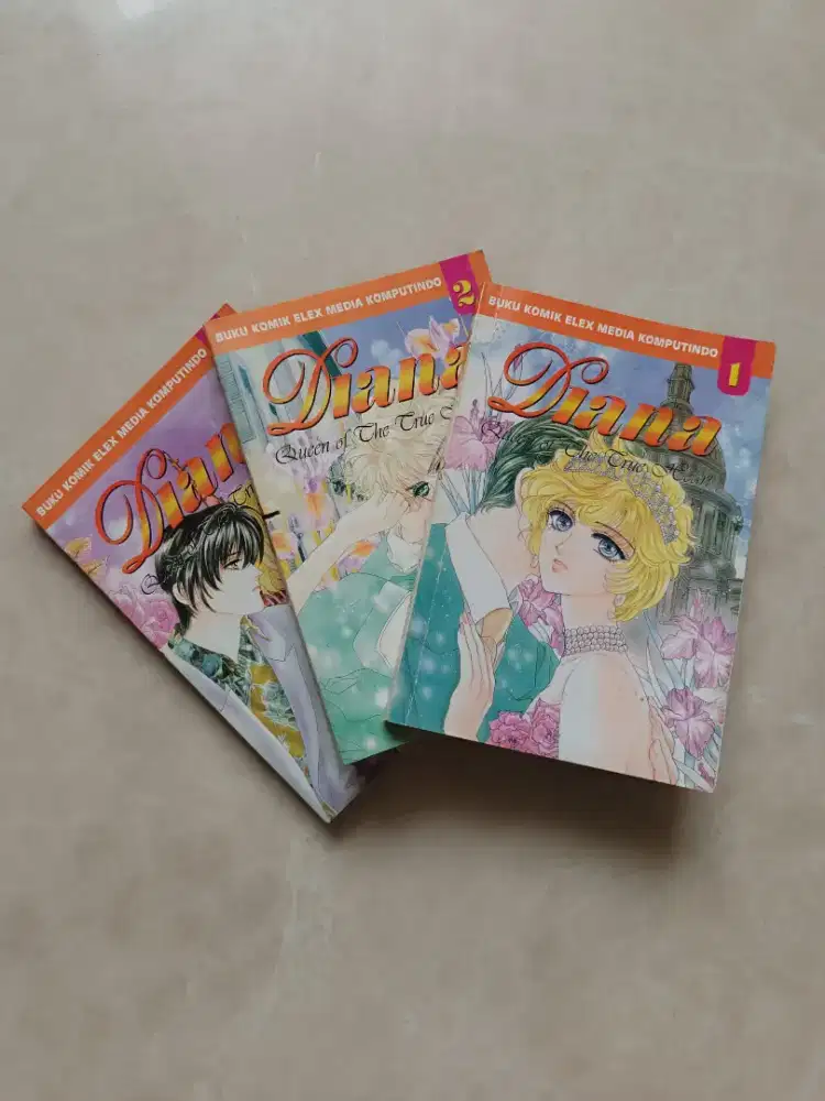Komik Set 1-3 TAMAT LADY DIANA SPENCER Queen of the True Heart