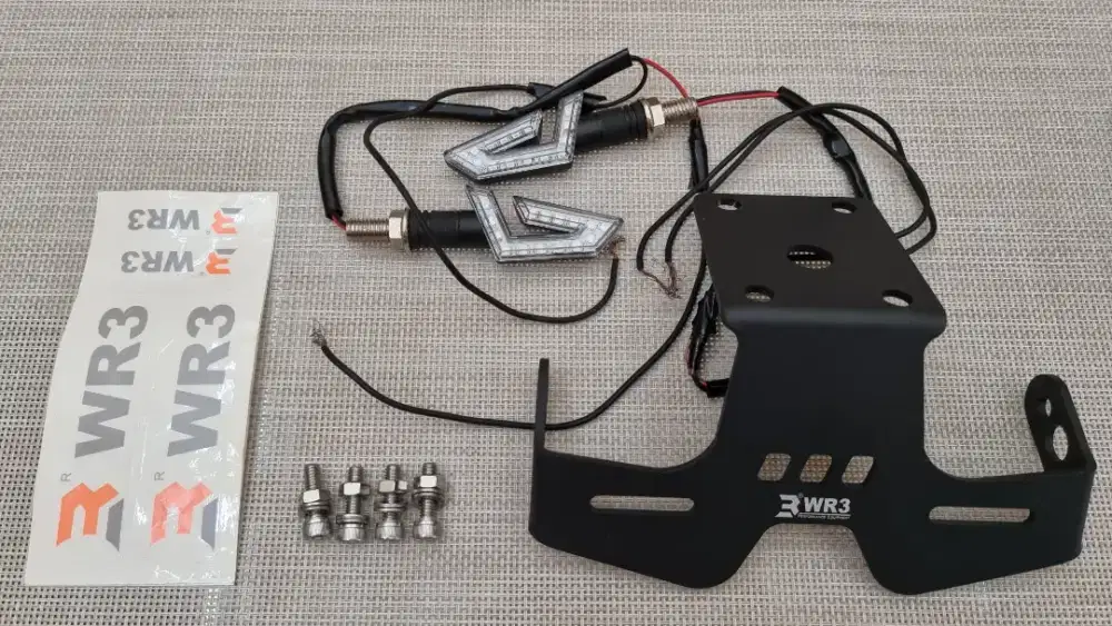 Tail Tidy Merk WR 3  (100% Original) Termasuk Lampu .