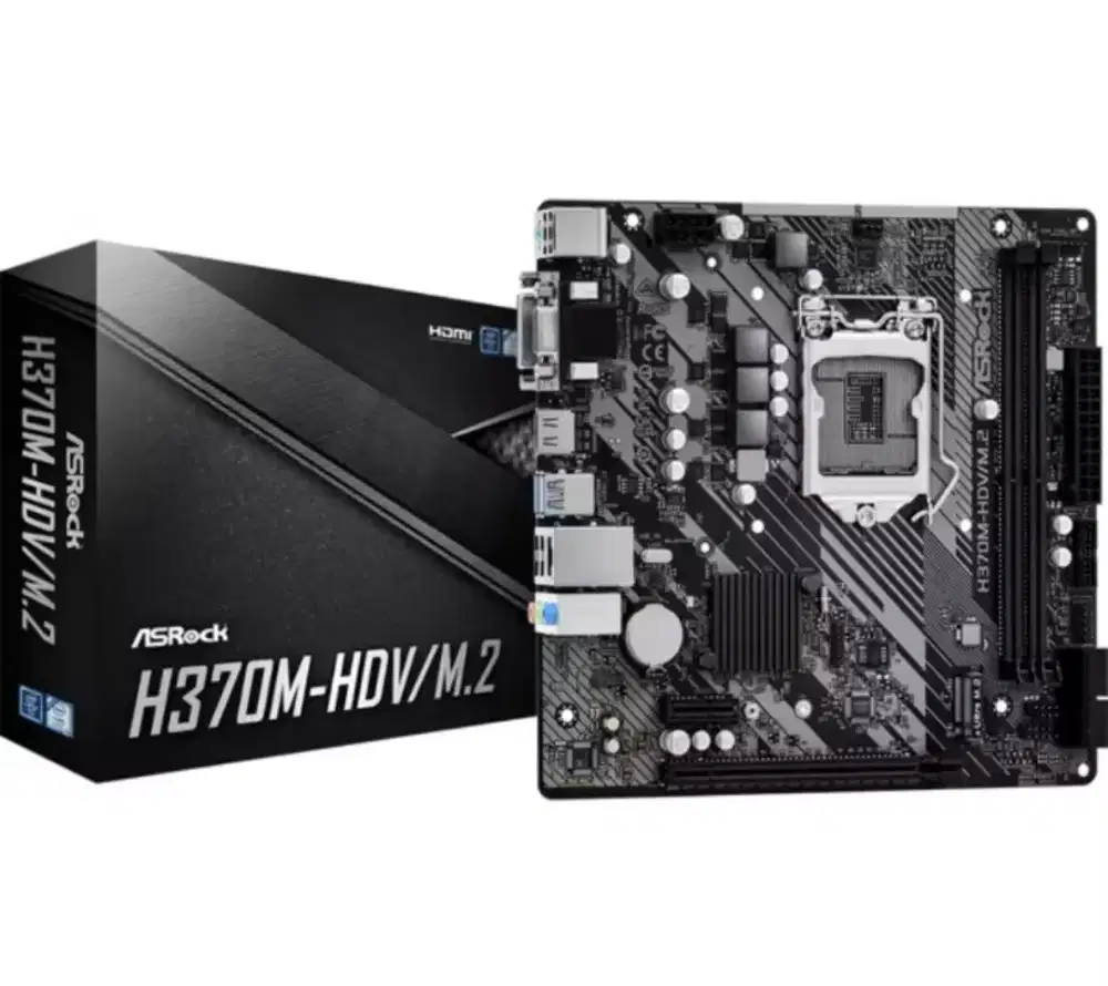 Mobo Asrock H370M Nvme + intel i5 9400
