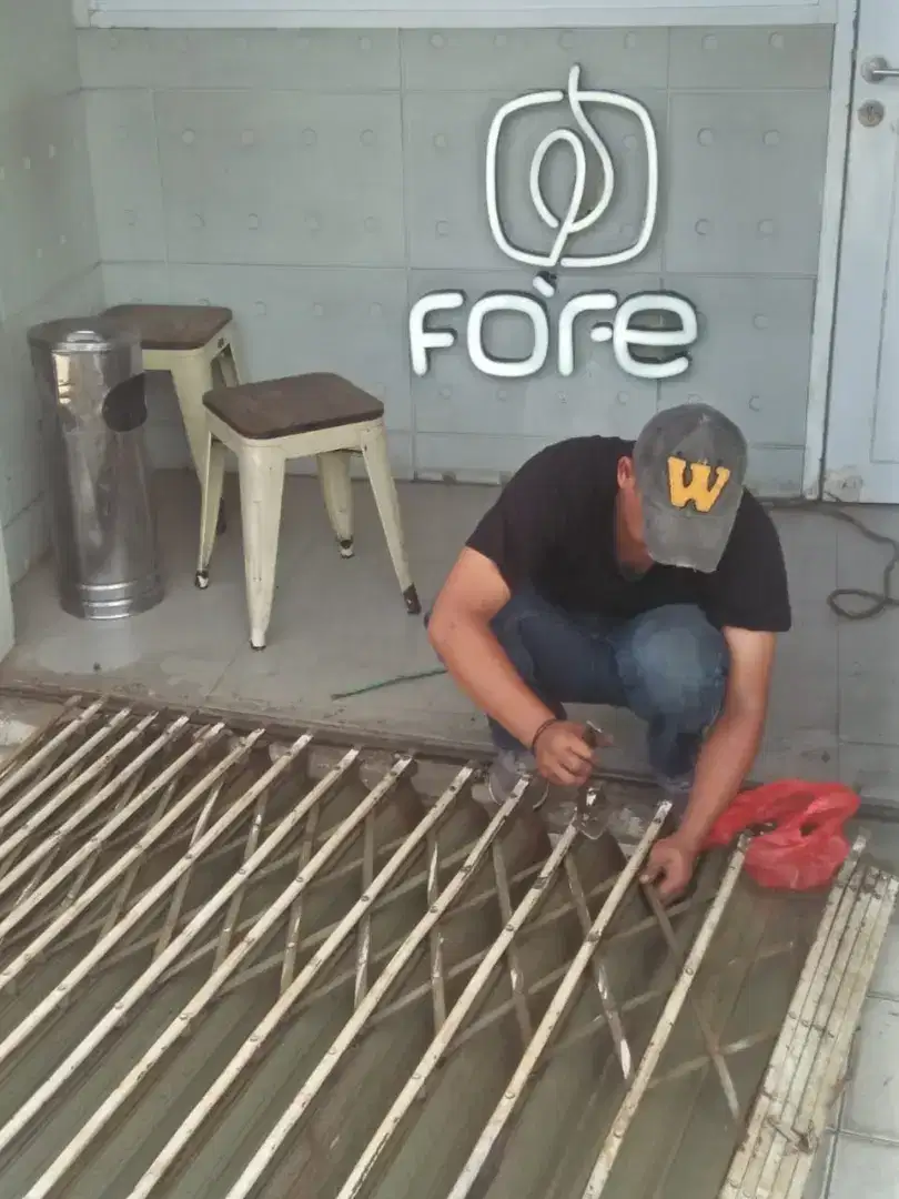 service folding gate rolling door murah pasar Minggu