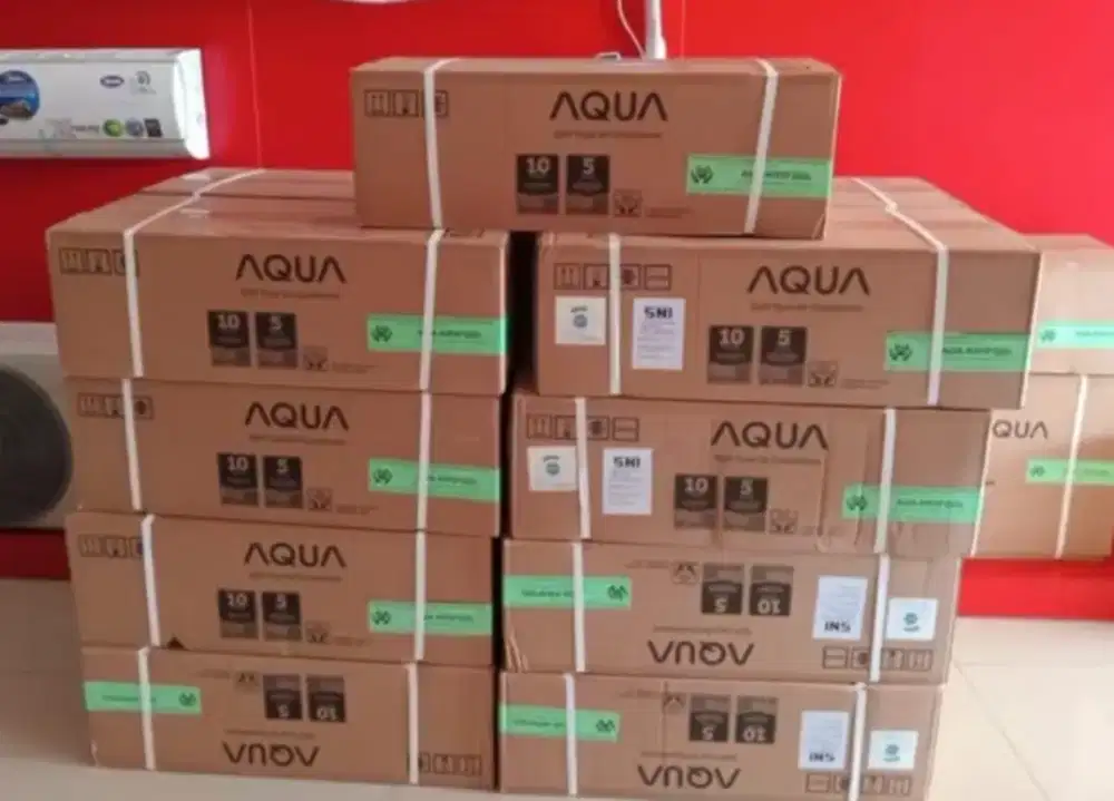 PROMO AC 1/2 PK AQUA JAPAN TERBARU 2025 SUDAH BLUEFIN DAN HEMAT DAYA