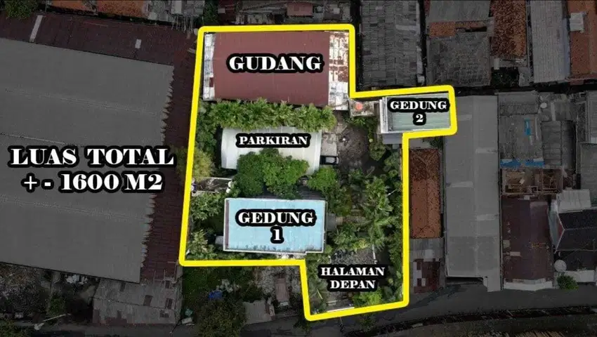 Dijual Gudang Dengan Bangunan Kantornya Cakung Jakarta Timur