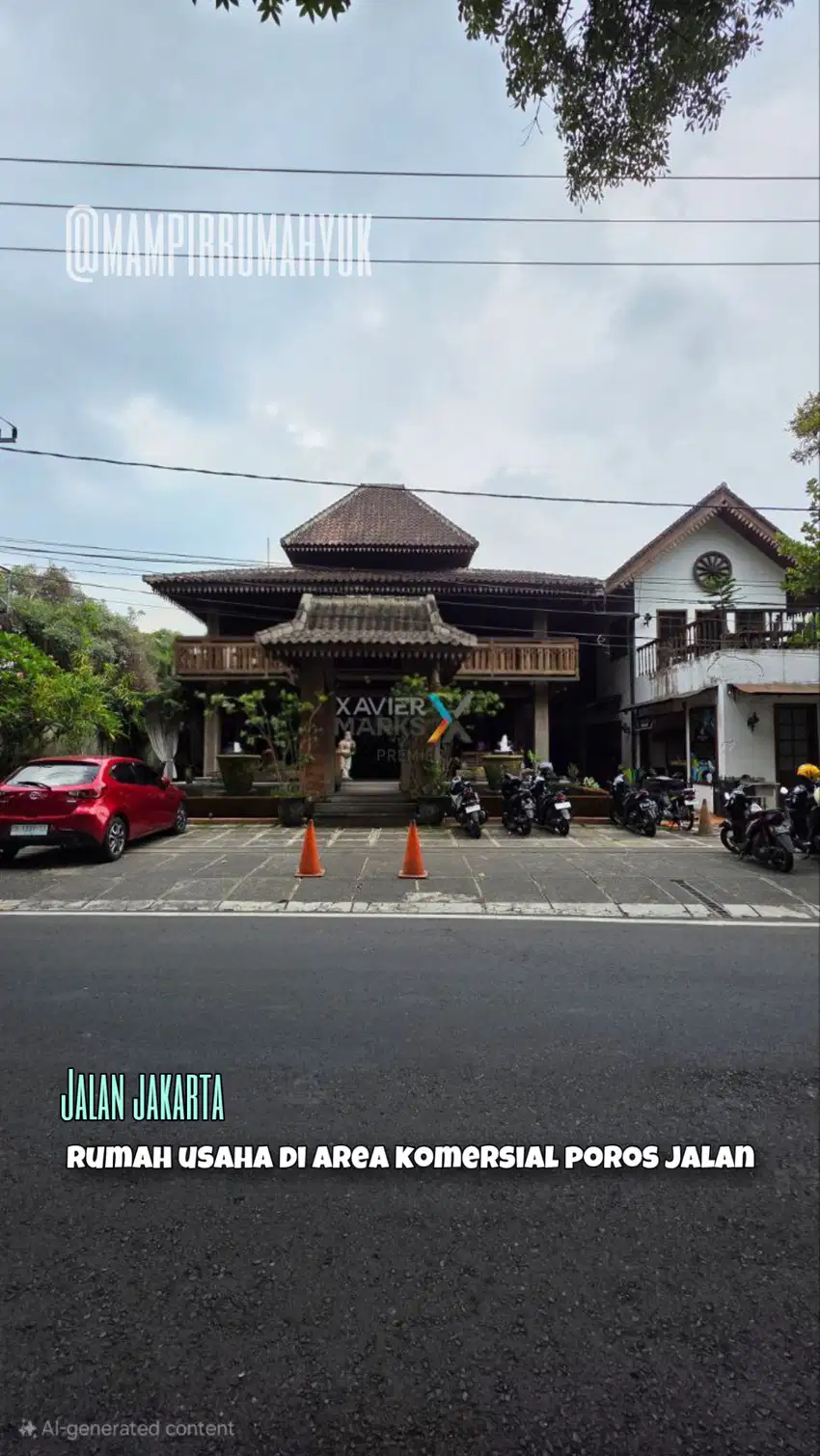 Bangunan komersial lokasi premium di jalan Jakarta Klojen Malang