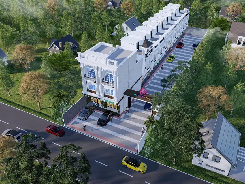 Jual Rumah Villa daerah medan timur di komplek Alexandria