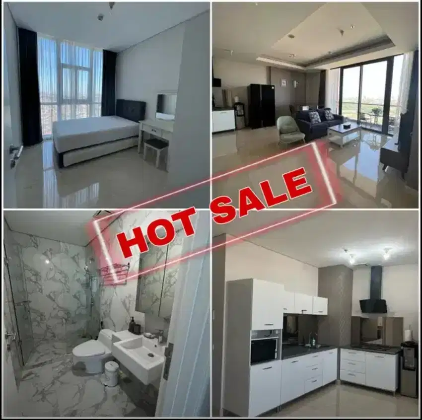 Jual Cepat, murah, Apartemen voila Ciputra World cw 2br Furnish