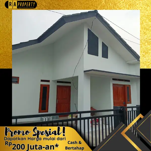 RUMAH MURAH 2 KAMAR AKSES STRATEGIS 10 MENIT DARI STASIUN KRL