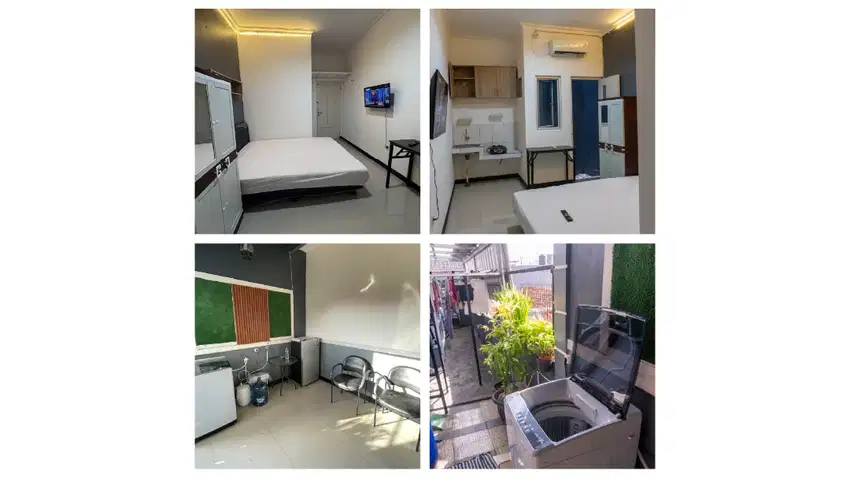 KAMAR LUAS Full furnish&fasilitas PASUTRI/PUTRI,SMART TV,dapur pribadi