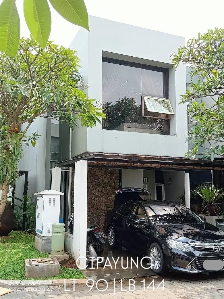Dijual rumah Hook full furnish Cipayung dekat gerbang Tol