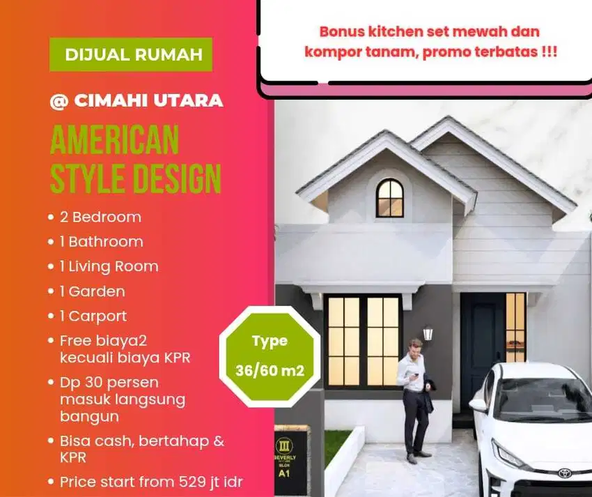 Rumah Bagus 400jtaan di Cimahi jarang Ada