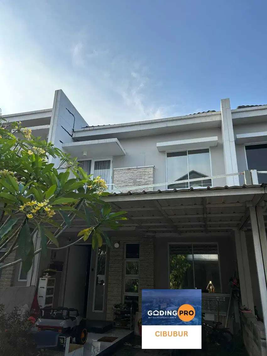 Rumah cibubur country. cluster baru. rapih dan bersih