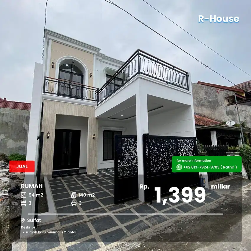 Rumah baru minimalis Sulfat