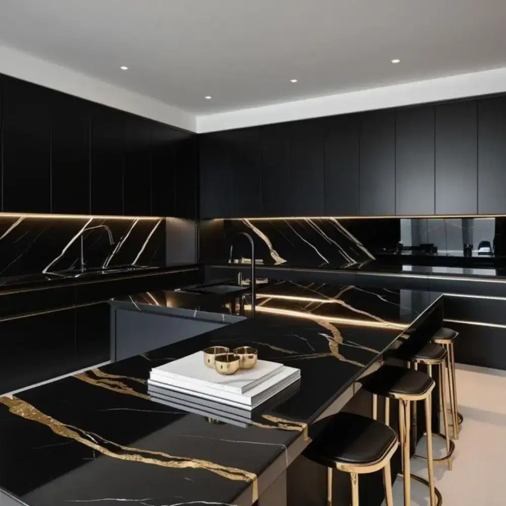 KITCHEN SET MODERN LEMARI BAJU WARDOBE BACKDROP TV