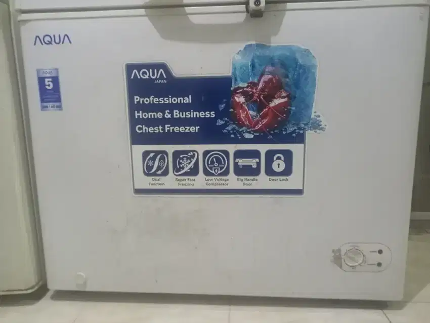 Chest freezer merk aqua