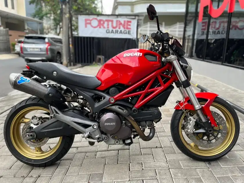 DUCATI MONSTER 795 TERMIGNONI 2012 MERAH FULL PAPER HEDON MODS ANTIK