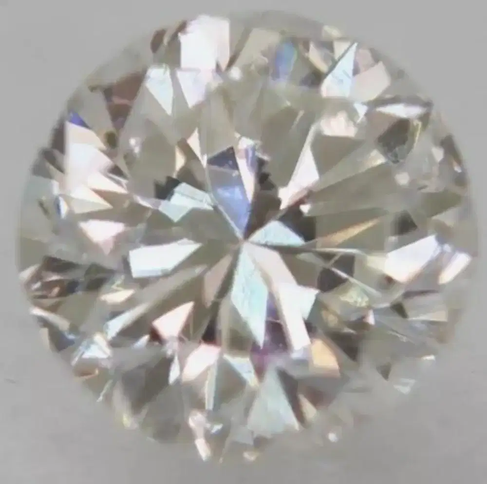 Natural diamond berlian afrika 0.36 ct round D VS2 IGL
