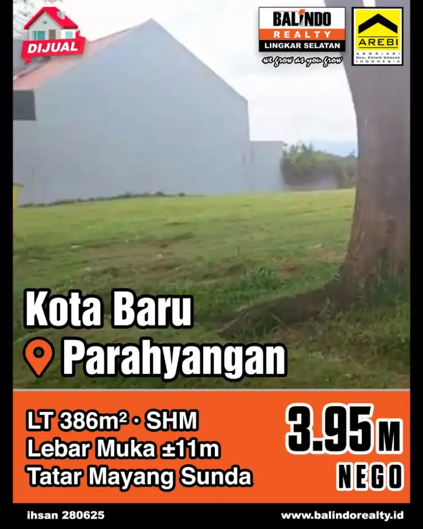 Termuraah Kavling Siap Bangun Kota Baru Parahyangan
