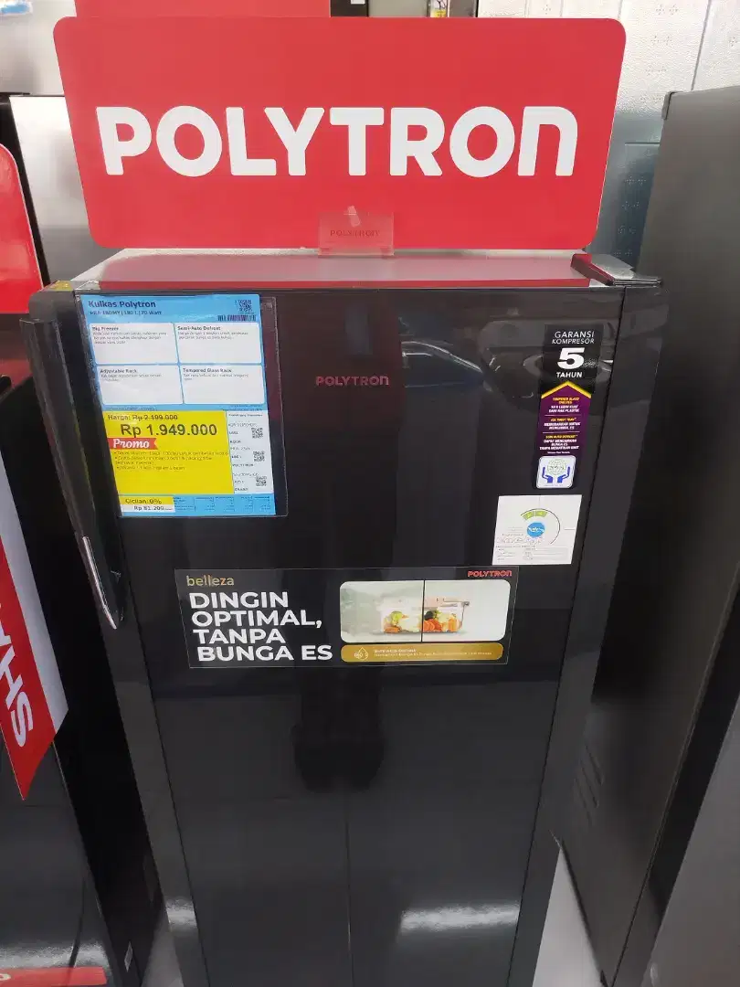 Kulkas Polytron 180 L Bisa Kredit