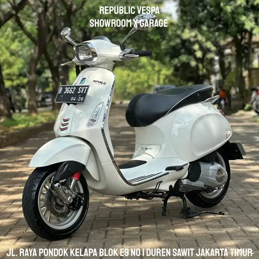 UNIT SIMPANAN! VESPA SPRINT 150 3V TAHUN 2016 PERFECT CONDITION