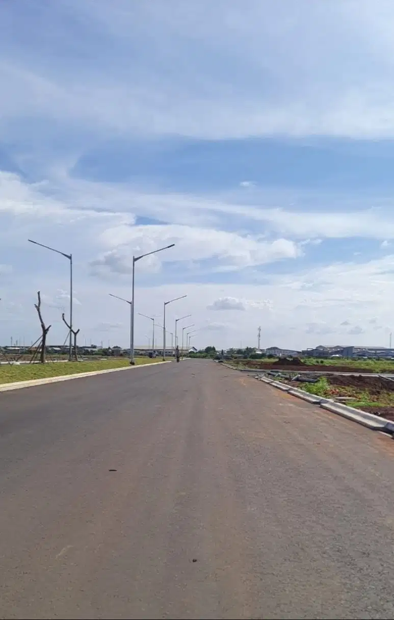 di jual tanah bagus dan murah pik 2 cluster wallstreet lokasi sangat b