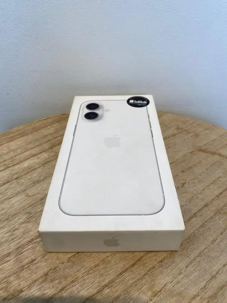 New iBox iPhone 16 128GB White Segel Green Pell Garansi Belum Aktif