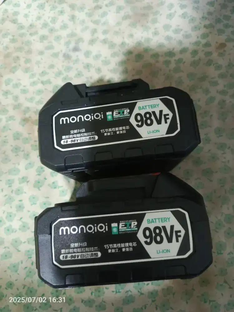 Baterai impach cordles monqiqi 10 cell