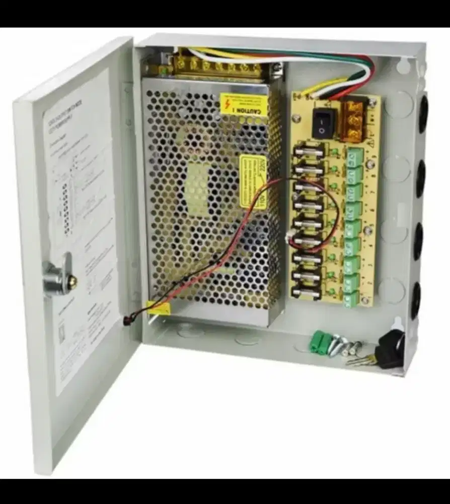 POWER SUPPLY plus kabel CCTV.