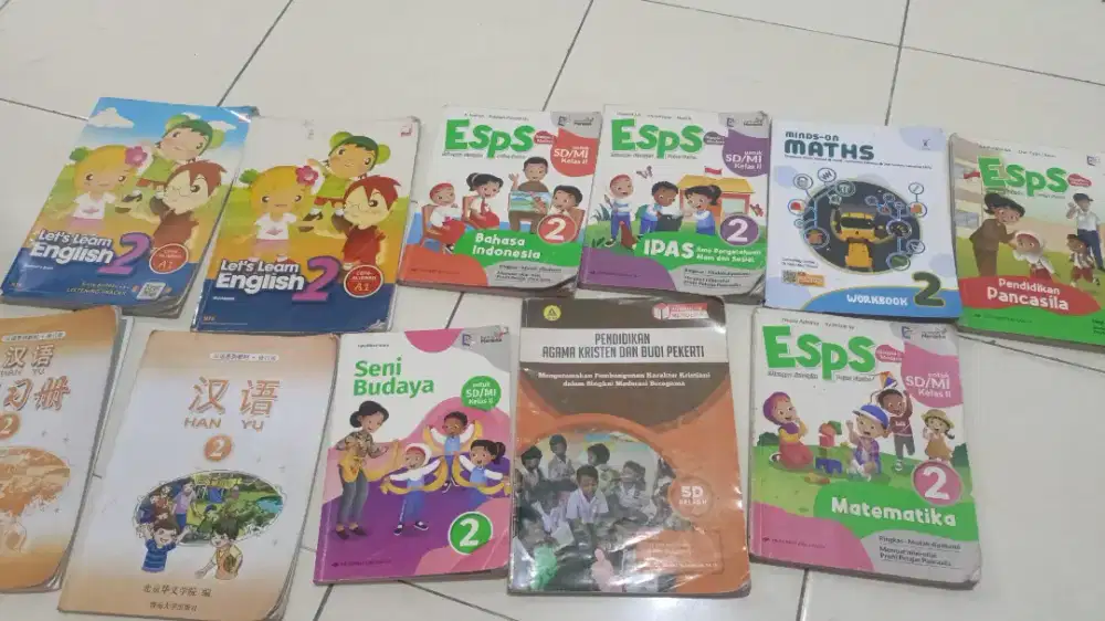 Buku pelajaran kelas 2 Sd