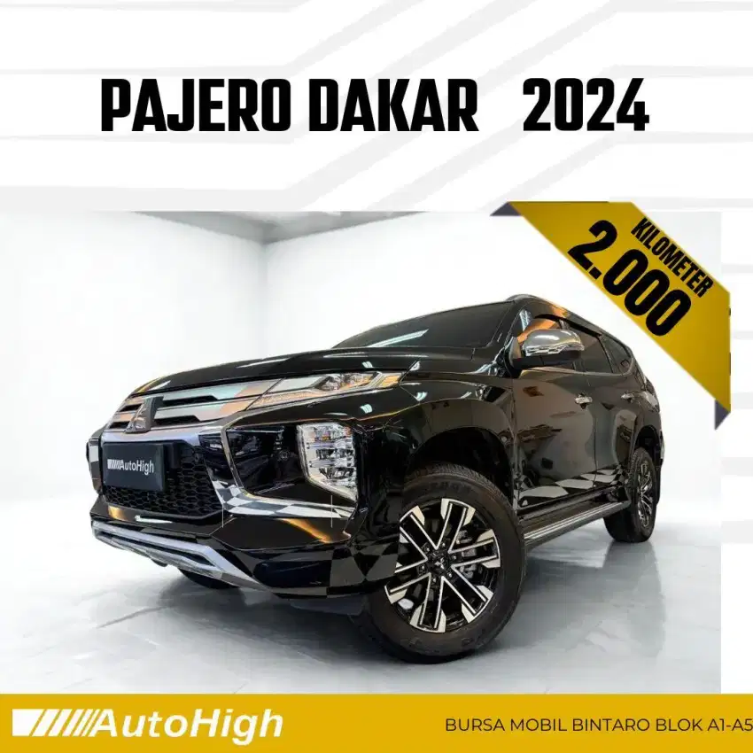 DP10% [Km2.000] Pajero Sport Dakar 2024 Black Reg 2025 #AUTOHIGH